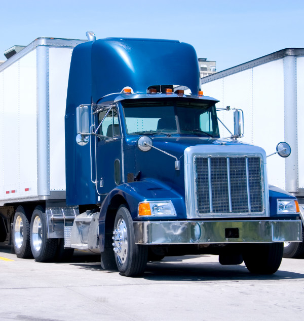 Blue Truck at Dock